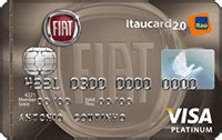 Cartão Fiat Itaucard 2.0 Visa Platinum Internacional.